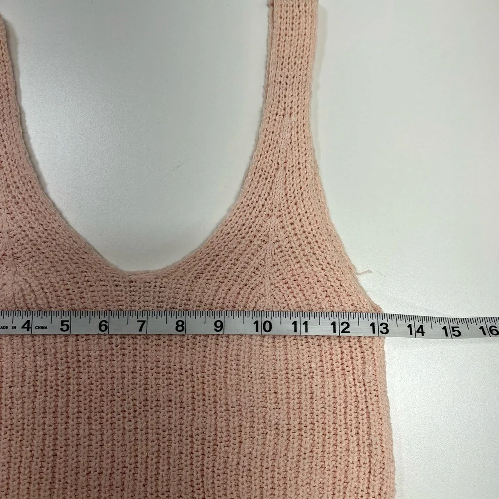 Madewell Monterey Sweater Tank in Pink Size XS Light Pink Blush - Picture 7 of 10